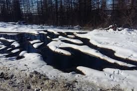 разлив нефти в Аллоиховском районе